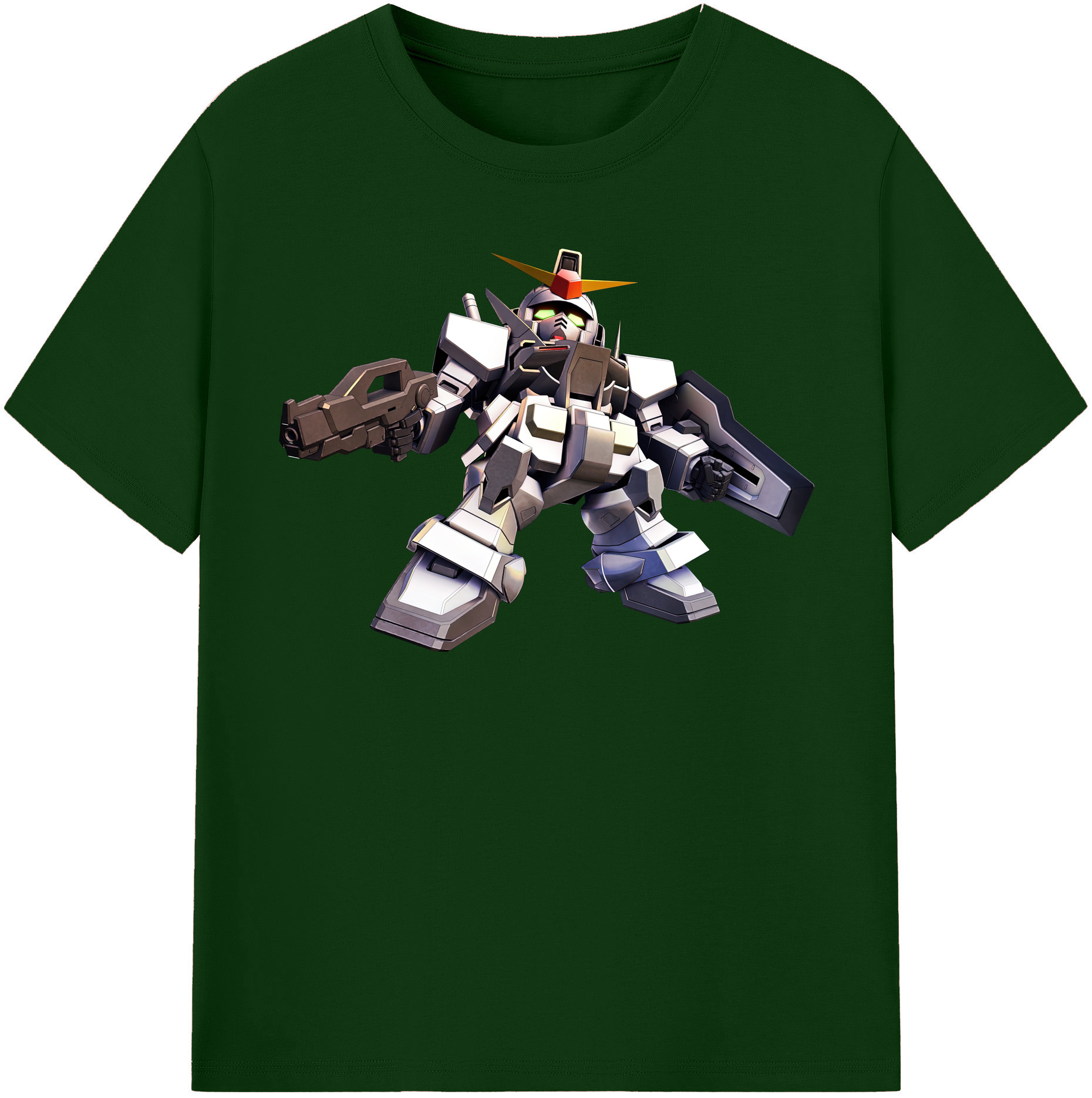 （画像用） 機動戦士ガンダム Mobile Suit Gundam 綿100％半袖Tシャツ（フロントプリント）